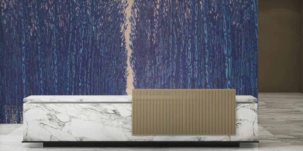 Illustration of trees with numbers in forest, Reception