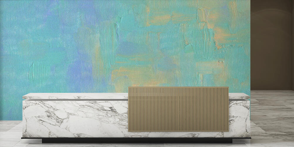 Solid hand drawn artistic background, Reception