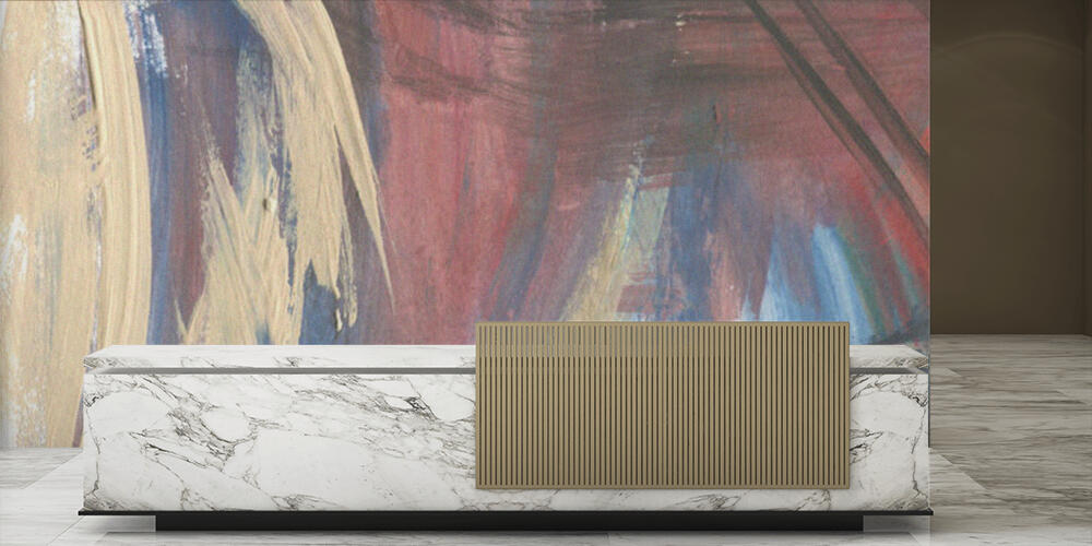 Abstract acrylic creative background, Reception