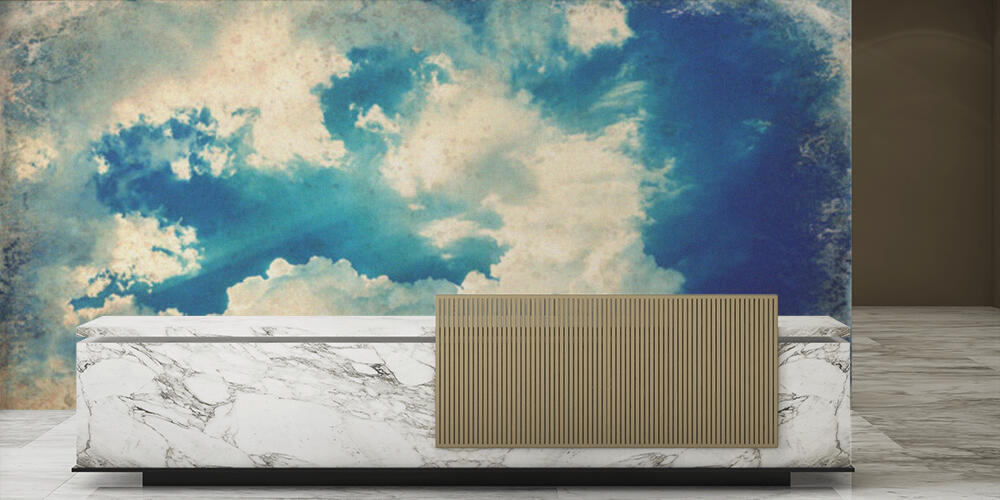 Sunset clouds and seagull, Reception