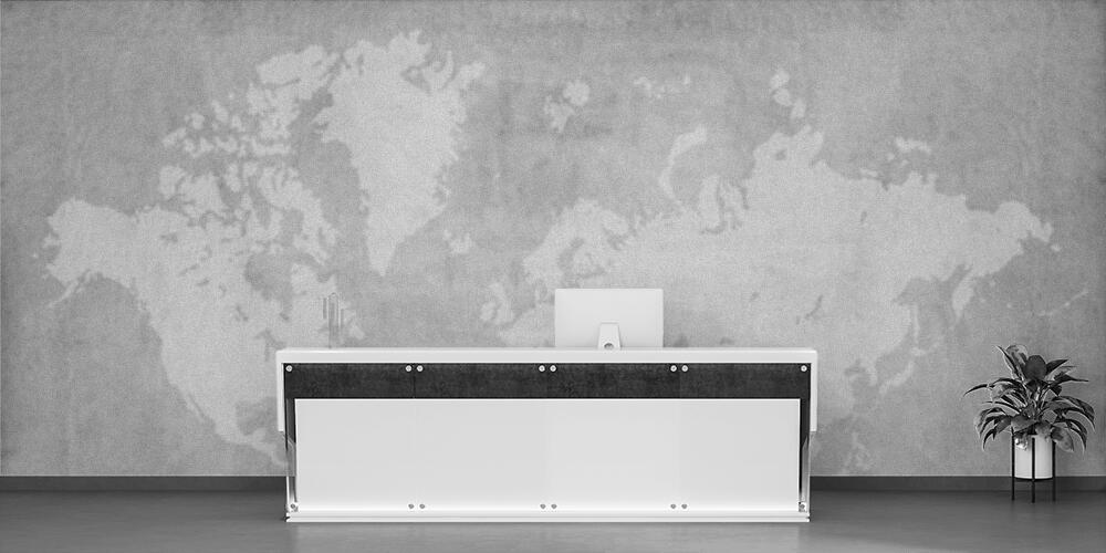 Vintage world map, Reception