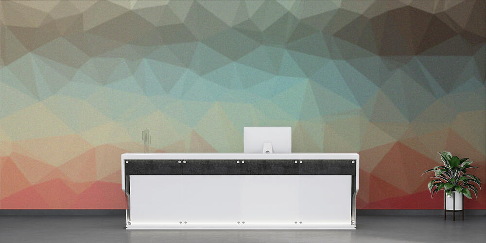 Grunge abstract mixed colorful painted background, Reception
