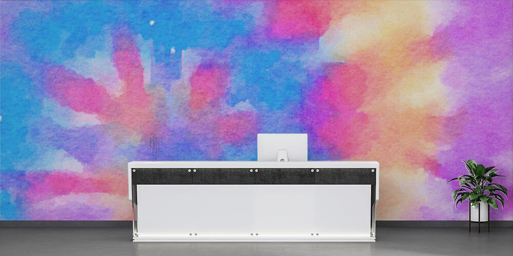 beautiful illustration abstract background tie-dye style background with grunge texture, Reception