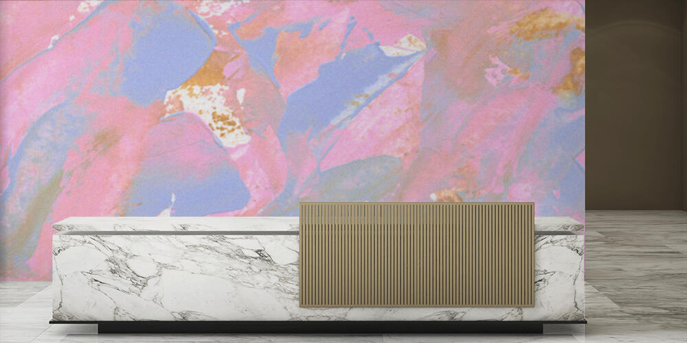 acrylic abstract pattern, Reception