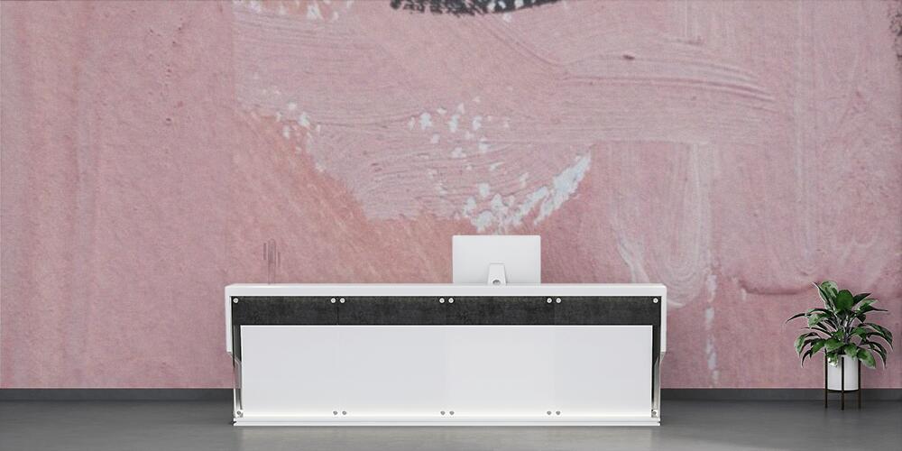 Shades of ash pink palette texture with black strokes, Reception