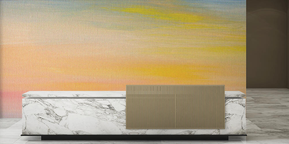 Pastel colored canvas abstract painting background, Reception