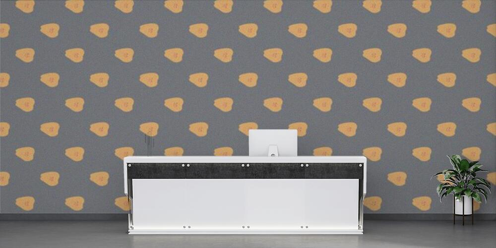 Colored background with different accessories, Reception