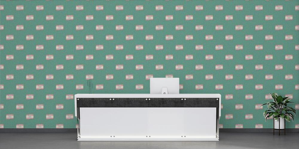 Colored background with different accessories, Reception