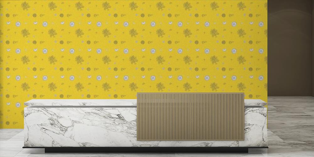 Colored background with different accessories, Reception