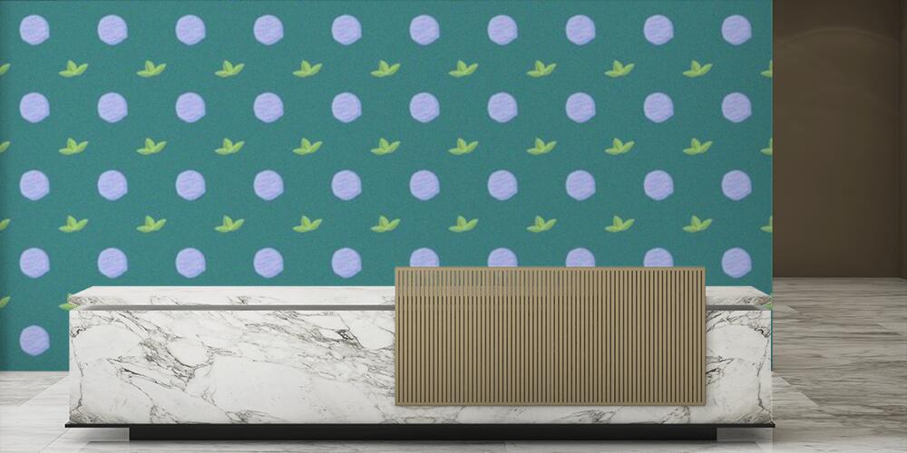 Colored background with different accessories, Reception