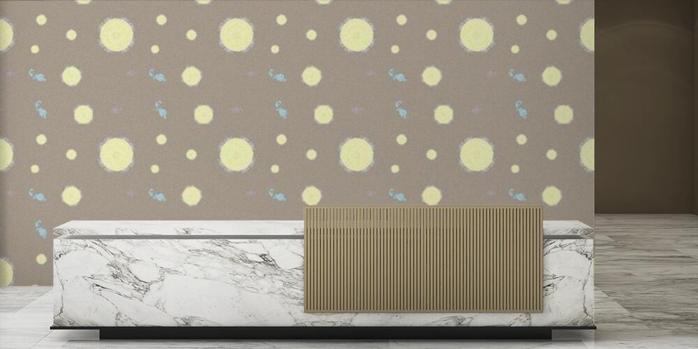 Colored background with different accessories, Reception