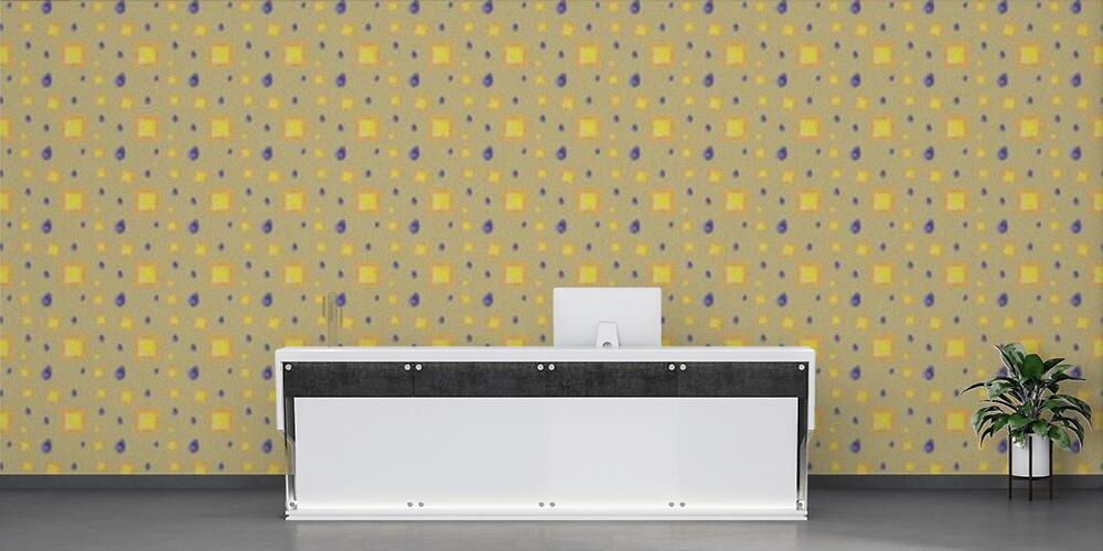 Colored background with different accessories, Reception