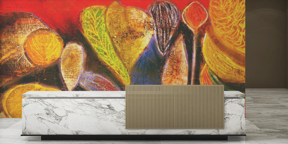 Original painting on paper, Reception
