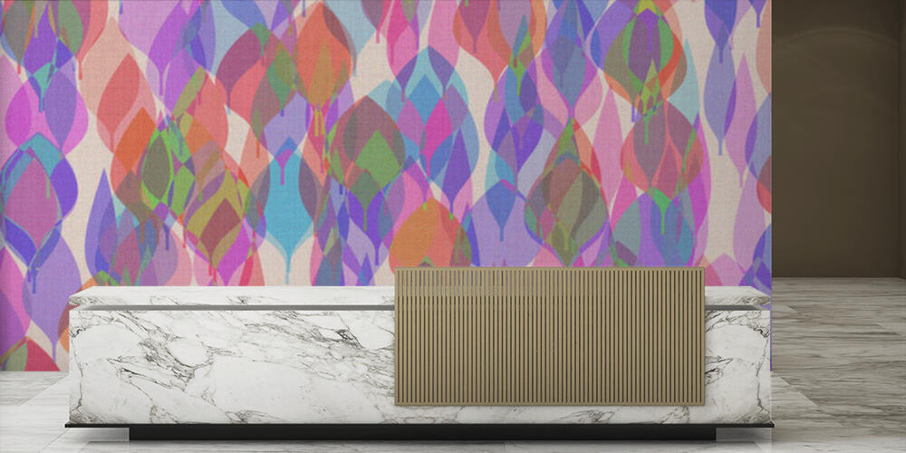 abstract colorful pattern, Reception