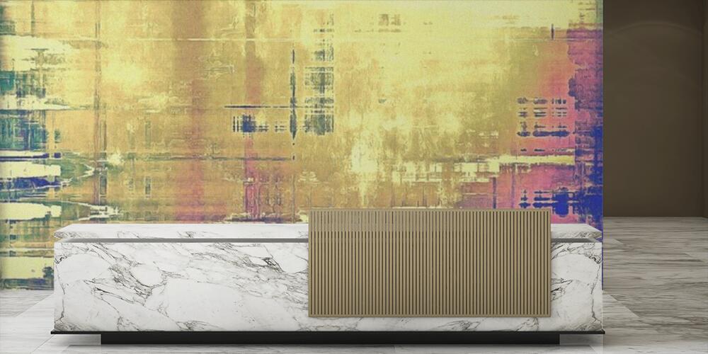 Old scratched background, Reception
