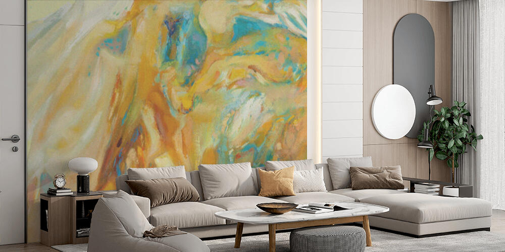 Abstract oil painting, Salotto