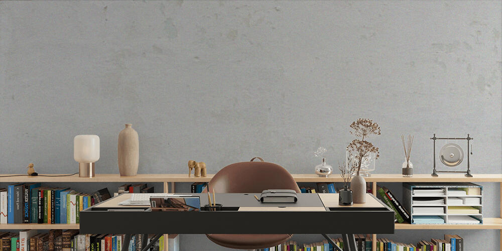 Wall fragment with scratches and cracks, Studio e Ufficio