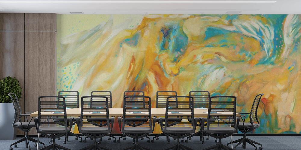 Abstract oil painting, Studio e Ufficio