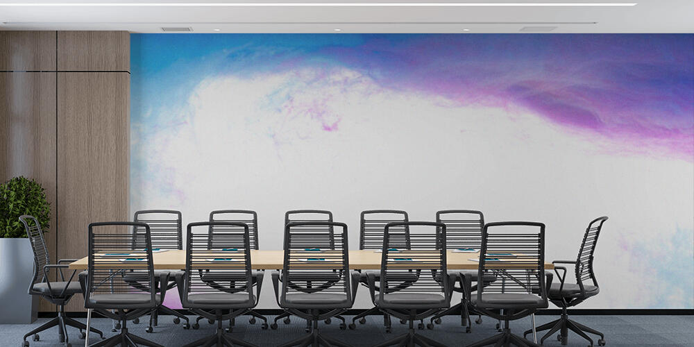 frame of blue and purple paint splashes, Studio e Ufficio