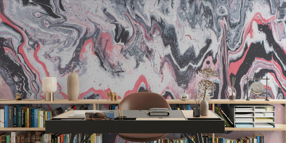 close up of abstract acrylic painted background with grey and pink, Studio e Ufficio