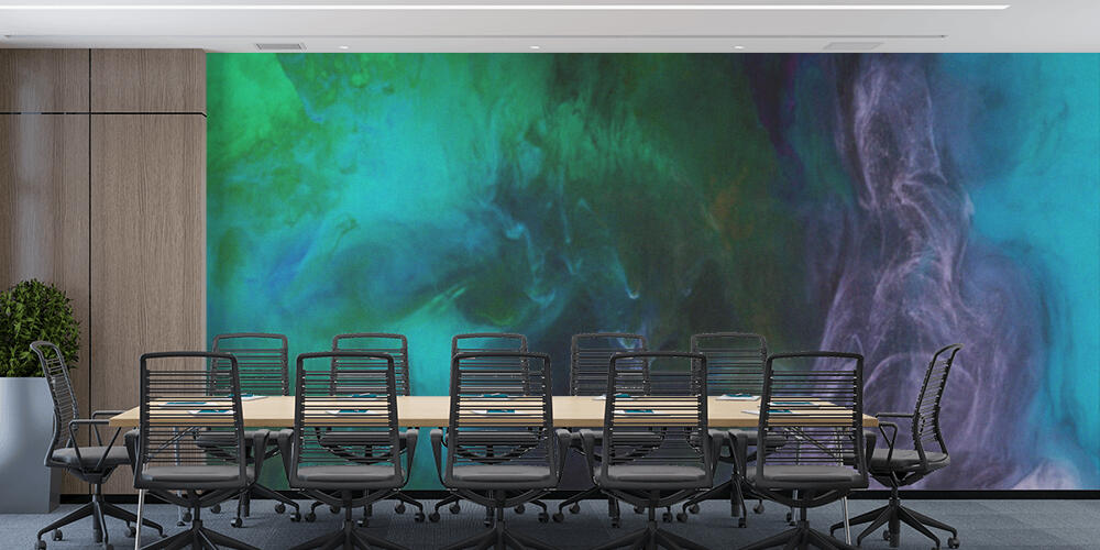 smoky wallpaper with blue, Studio e Ufficio