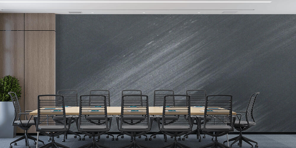 full frame image of black table with flour strokes, Studio e Ufficio