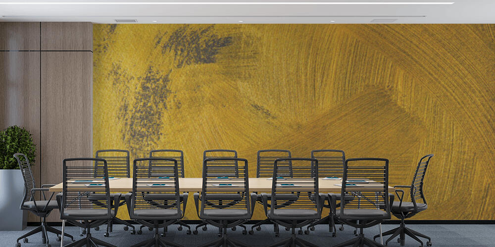 different golden brushstrokes on dark textured background, Studio e Ufficio