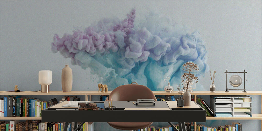 Close up view of light blue, Studio e Ufficio