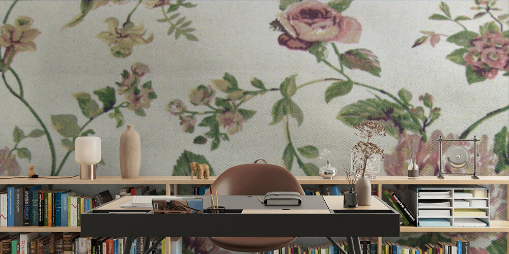 floral linen background, Studio e Ufficio