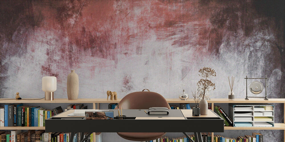 red grungy background with spotlight background, Studio e Ufficio