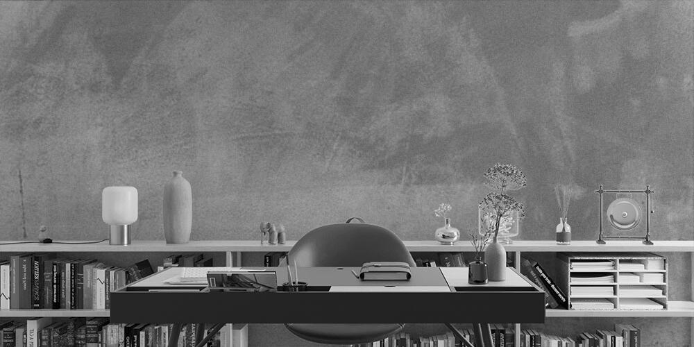 Black wall texture rough background dark concrete floor or old grunge background with black, Studio e Ufficio