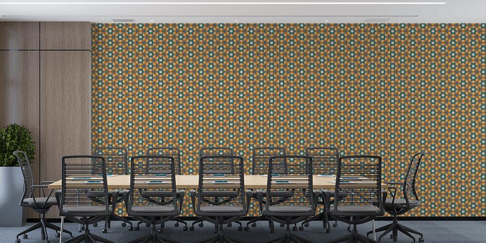 Seamless abstract background with geometric elements, Studio e Ufficio