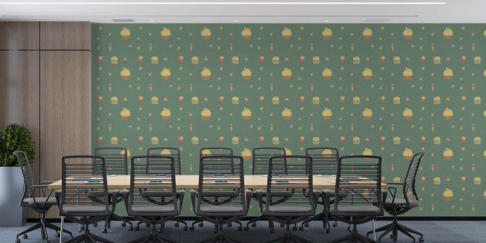 Colored background with different accessories, Studio e Ufficio