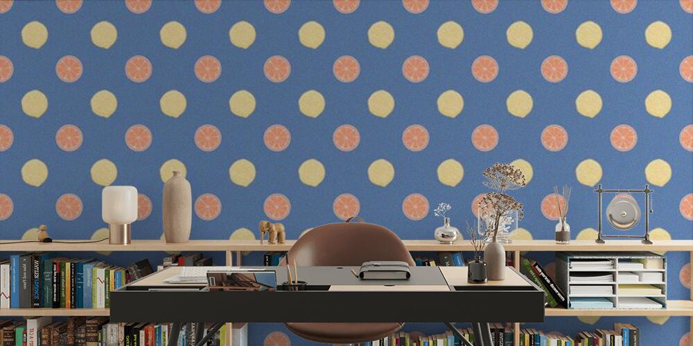 Colored background with different accessories, Studio e Ufficio