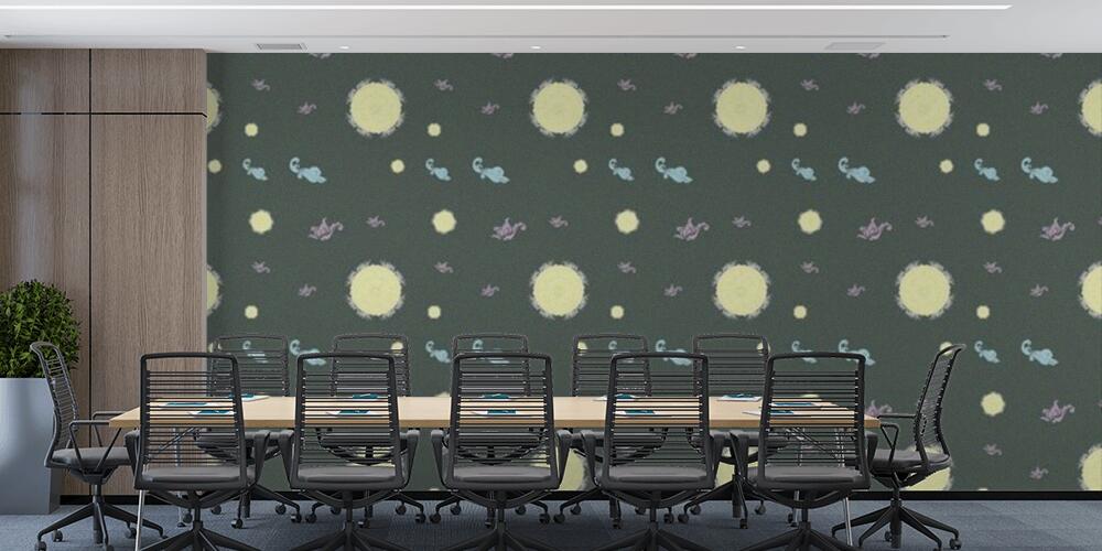 Colored background with different accessories, Studio e Ufficio