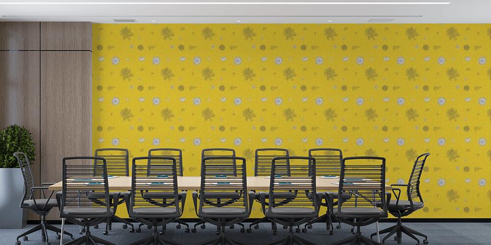 Colored background with different accessories, Studio e Ufficio