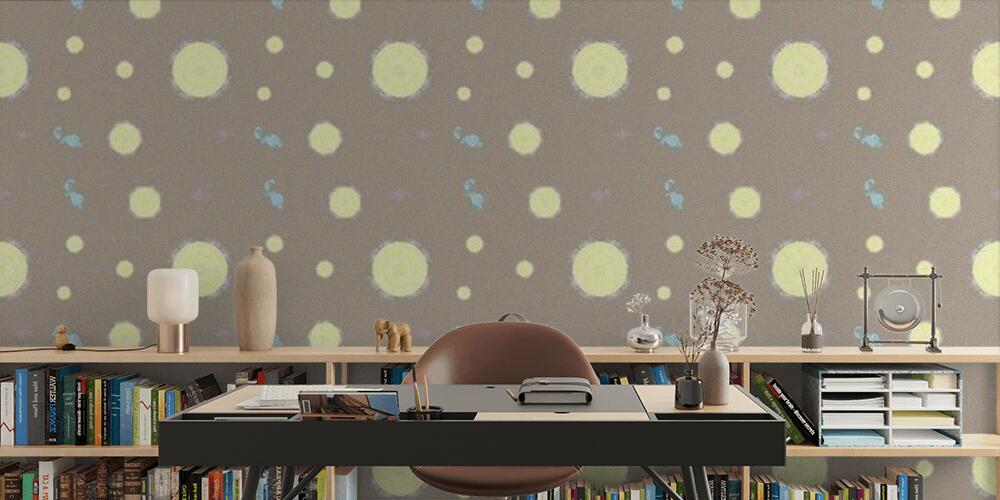 Colored background with different accessories, Studio e Ufficio