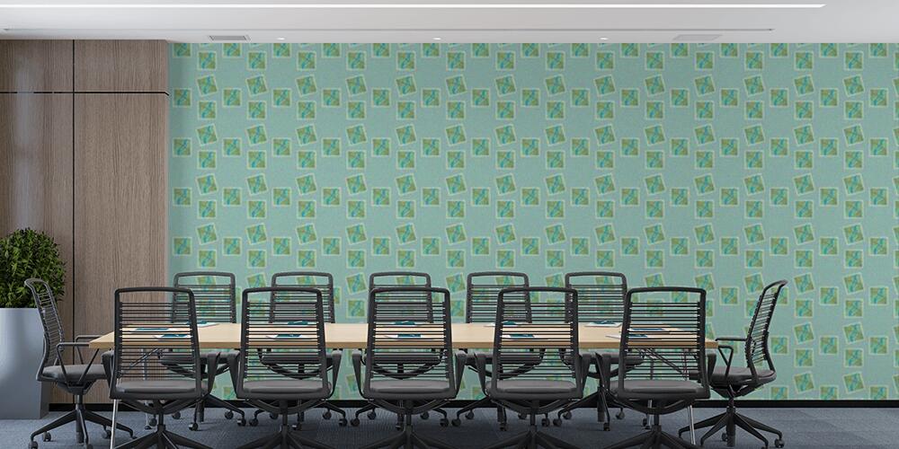 Colored background with different accessories, Studio e Ufficio