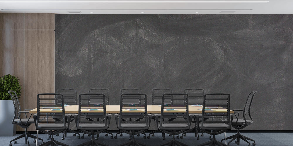 Blank Chalkboard with eraser smudges, Studio e Ufficio