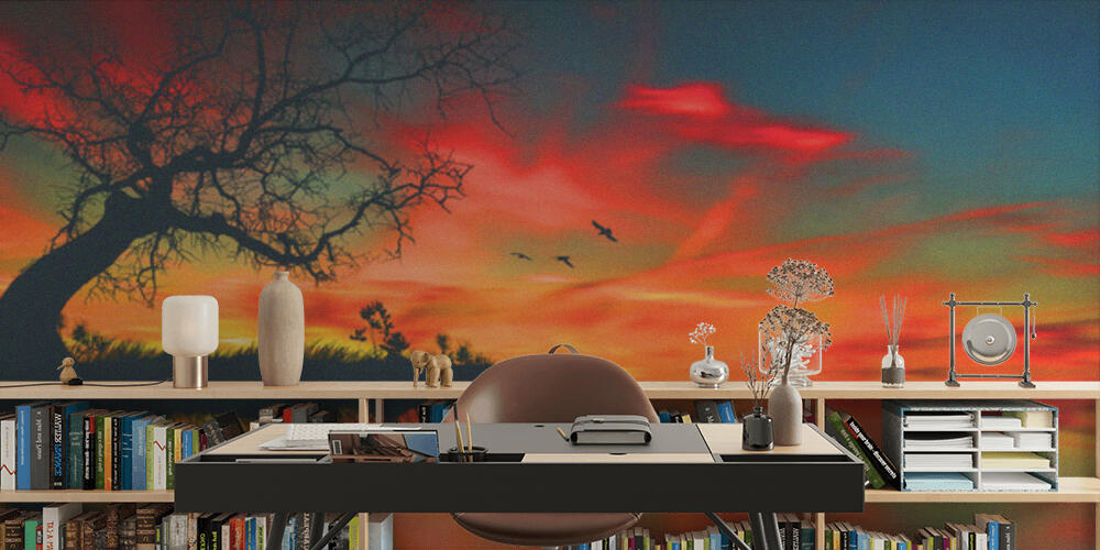 Beautiful saturated landscape, Studio e Ufficio