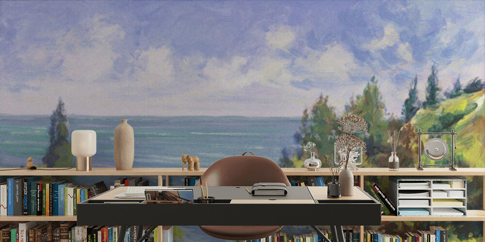 Sea landscape painting, Studio e Ufficio