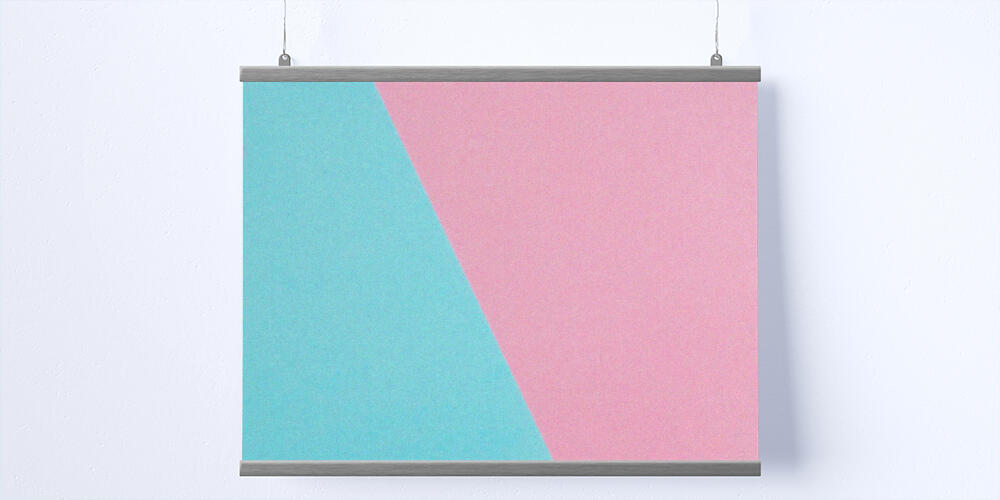 Pastel colored paper flat lay top view, 