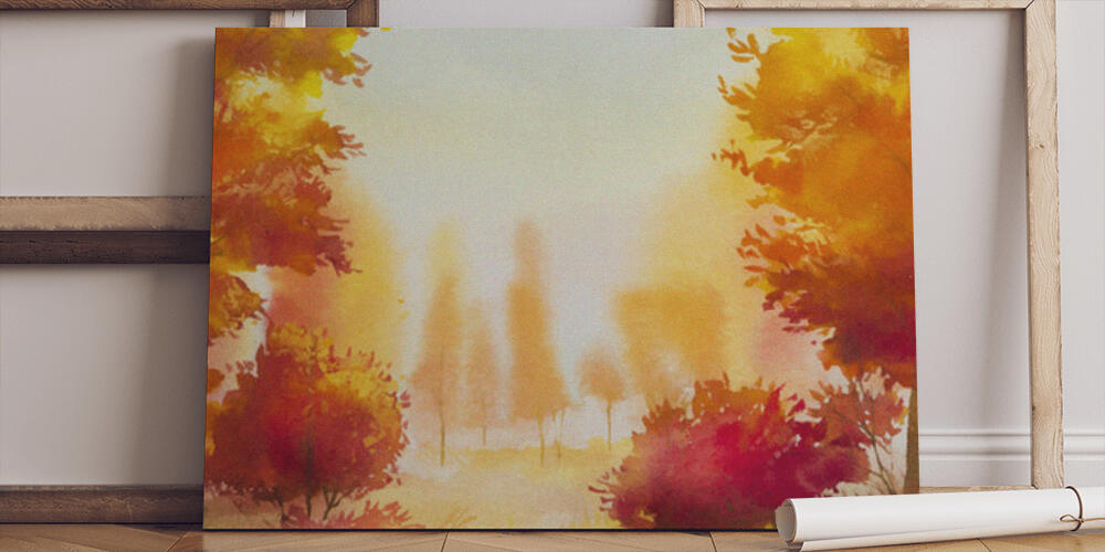 Autumn landscape, 