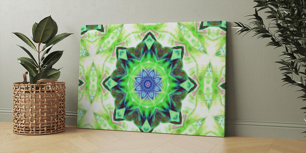 Abstract Colorful Kaleidoscope Background, 