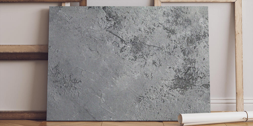 retro stone Concrete dark gray background with old absolete scuffs and black splashes, 