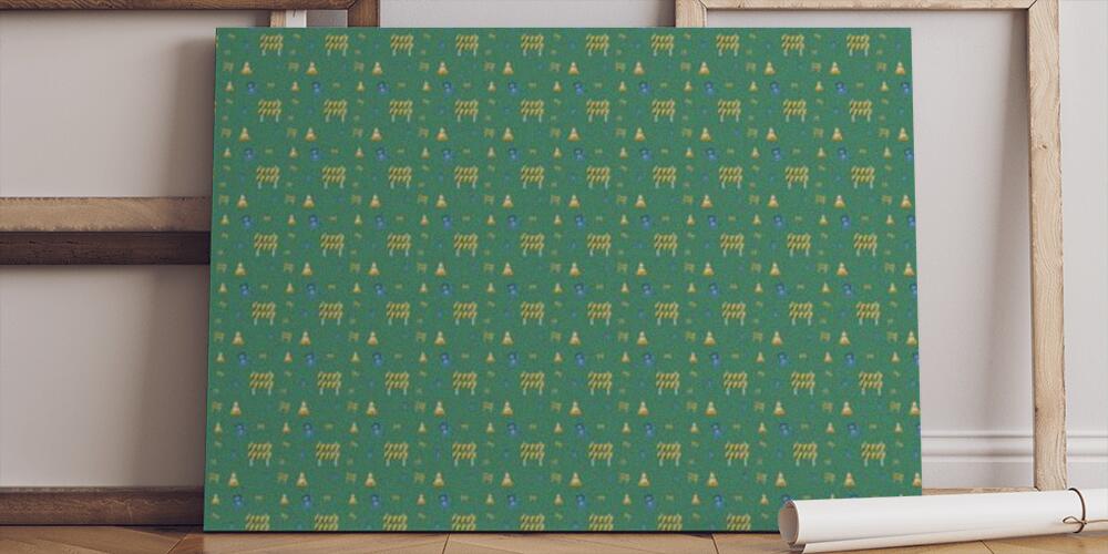 Colored background with different accessories, 