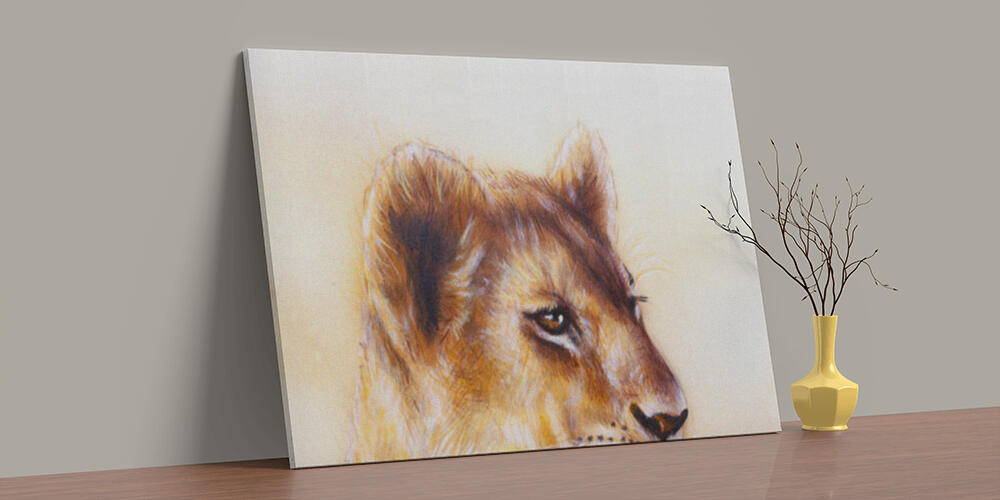 Little lion cub head, 