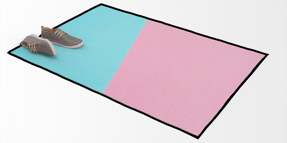 Pastel colored paper flat lay top view, 