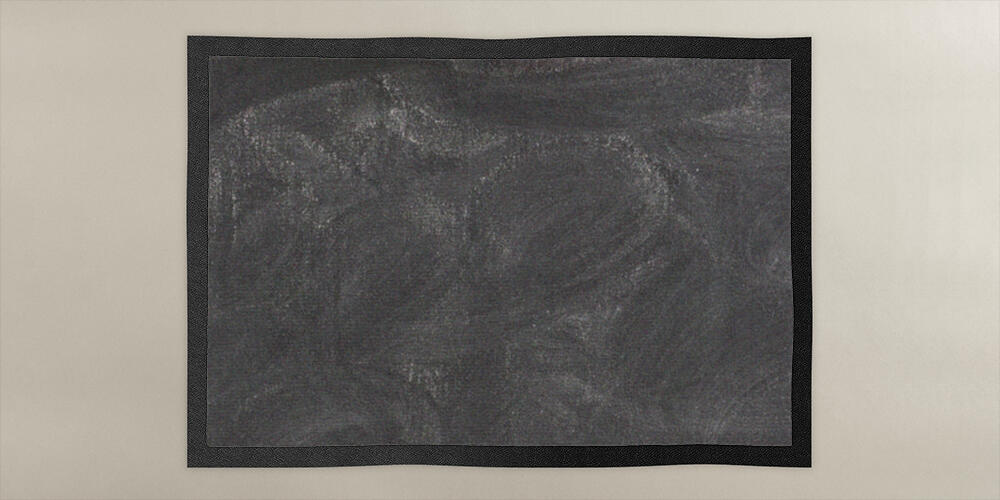 Blank Chalkboard with eraser smudges, 