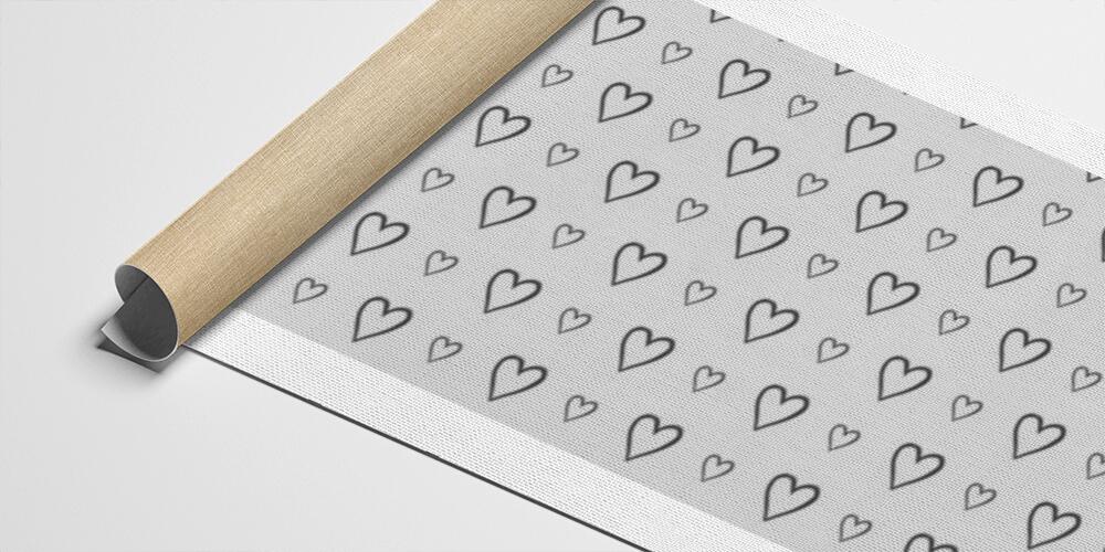 Semplice scarabocchio a forma di cuore, 